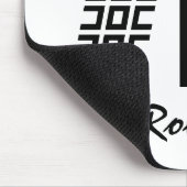 Nr. eine ONKEL modernes Schwarzweiss-Geschenk Mousepad (Ecke)