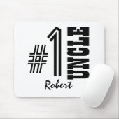 Nr. eine ONKEL modernes Schwarzweiss-Geschenk Mousepad (Mit Mouse)