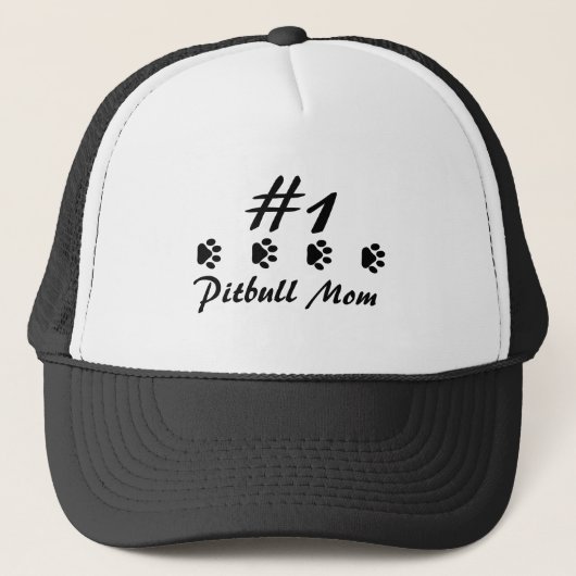 Nr. eine pitbull Mamma Truckerkappe (Vorderseite)