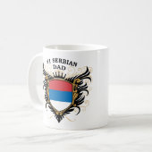 Nr.eine Serbian-Vater Kaffeetasse (Vorderseite Links)