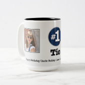 Nr. eine Tio 2 Gewohnheits-Foto-Tasse Zweifarbige Tasse (Vorderseite Links)