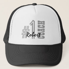 Nr. eine ZUG Schwarzweiss-A01 Truckerkappe