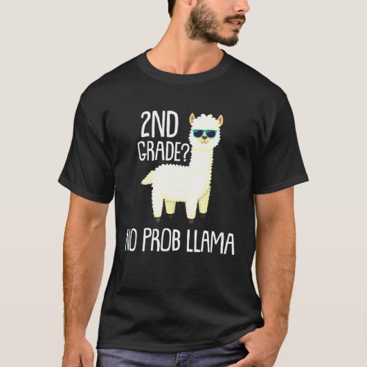 Nr. Prob Llama Student School T-Shirt (Vorderseite)