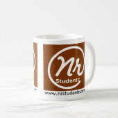 NR Studentz Kaffee-Tasse Brown Kaffeetasse (VorderseiteRechts)