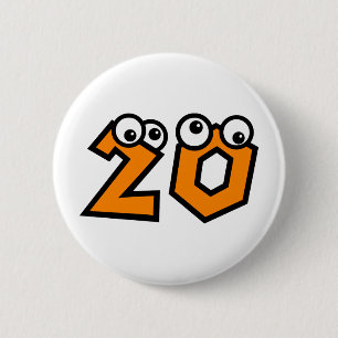 Nr. zwanzig button