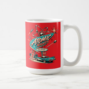 NRH Atomic Nights – Retro-futuristische Vintage-Äs Kaffeetasse