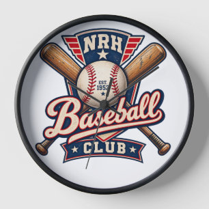 NRH Baseball Club Vintage Sportuhr Uhr