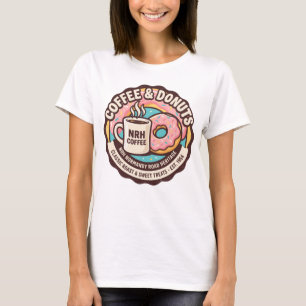 NRH Coffee & Donuts Vintage Diner Damen T-Shirt