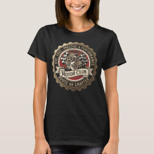 NRH Motor Club Route 66 Vintage Garage Damen T-Shi T-Shirt