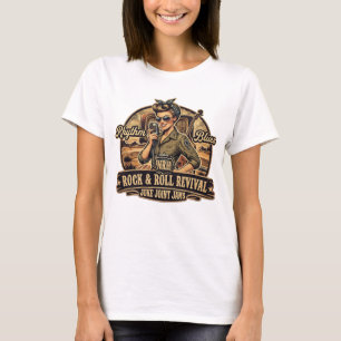 NRH Rock & Roll Revival Vintage Rockabilly Damen T-Shirt