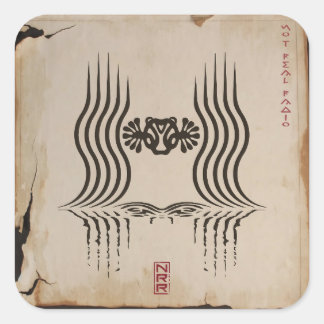 NRR QUADRATISCHER AUFKLEBER