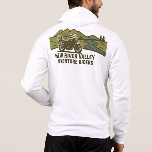 NRV Adventure Riders - Zip-up Hoodie (Rückseite)