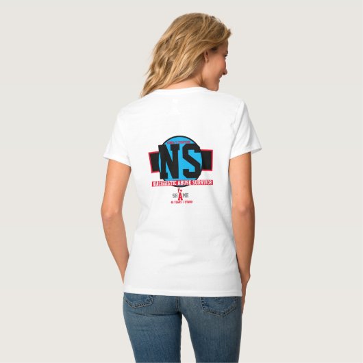 NS- F* shAme T-Shirt (Rückseite Vollansicht)