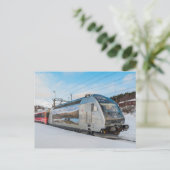 NSB El. 18 2242 Elektrolokomotive in Dombaas Postkarte (Stehend Vorderseite)