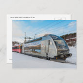 NSB El. 18 2242 Elektrolokomotive in Dombaas Postkarte (Vorne/Hinten)