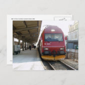 NSB ElektrolokomotiveEl 18 im Trondheim-Zentrum Postkarte (Vorne/Hinten)