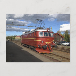 NSB Veteran El 11 in Eina St., Norwegen Postkarte