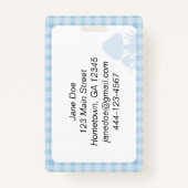 NSD 2024 Gepäckanhänger Abzeichen Ausweis (Rückseite)