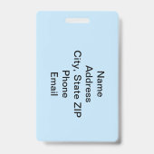 NSD 2025 Gepäckanhänger Abzeichen Ausweis (Rückseite)