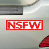 NSFW-Briefmarke Autoaufkleber (Auf Auto)