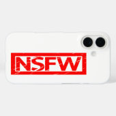 NSFW-Briefmarke Case-Mate iPhone Hülle (Rückseite (Horizontal))