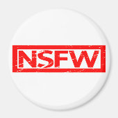 NSFW-Briefmarke Magnet (Vorne)