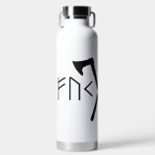 NSFW Elder Futhark Runic Trinkflasche (Vorderseite)