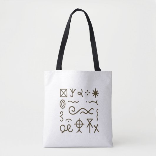 Nsibidi Altes Afrika Tasche (Vorderseite)