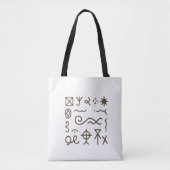 Nsibidi Ancient African Tasche (Vorderseite)
