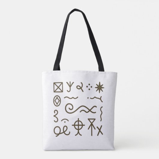 Nsibidi Ancient African  Tasche (Rückseite)