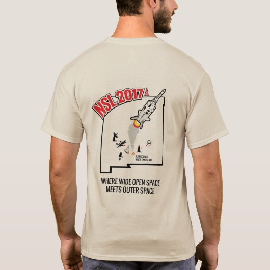 NSL 2017 der T - Shirt Männer (Rückseite)