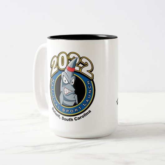 NSL Kaffeecup 2022 Zweifarbige Tasse (Vorderseite Links)