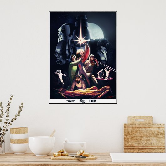 NSP TWRP Star Bombe Poster (Küche)