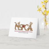 NSPCA-Karte Karte (Gelbe Blume)