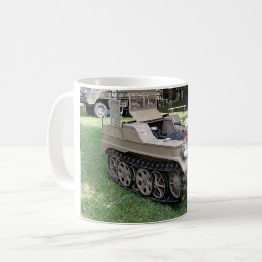 NSU Kettenkrad Kaffeetasse (Vorderseite Links)