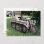 NSU Kettenkrad Postkarte (Vorne/Hinten)