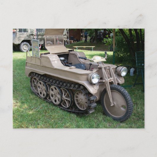 NSU Kettenkrad Postkarte (Vorderseite)