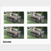 NSU Kettenkrad Rechteckiger Aufkleber (Blatt)