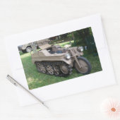 NSU Kettenkrad Rechteckiger Aufkleber (Umschlag)