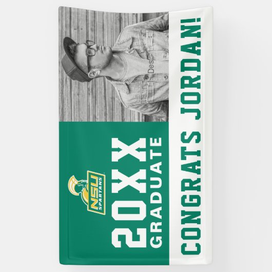 NSU Spartans Graduate Banner (Vertikal)