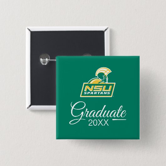 NSU Spartans Graduate Button (Vorne & Hinten)