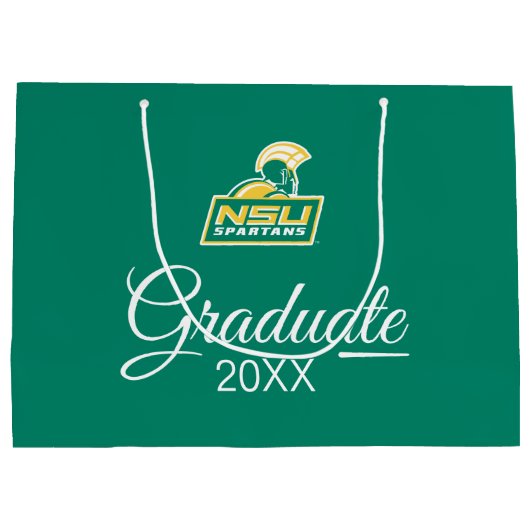 NSU Spartans Graduate Große Geschenktüte (Rückseite)