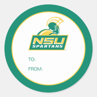 NSU Spartans Graduate Runder Aufkleber