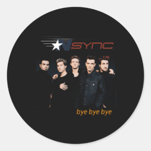 Nsync Offiziell Bye Runder Aufkleber
