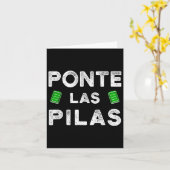 Nte Las Las Funny Spanish Saying Motivational  Karte (Gelbe Blume)