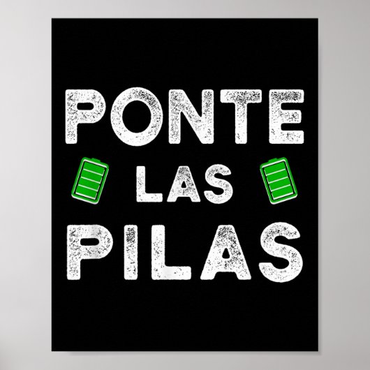 Nte Las Las Funny Spanish Saying Motivational  Poster (Vorne)