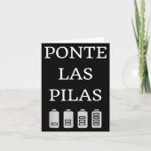 Nte Las Las Spanish Saying Motivational  Karte (Vorderseite)