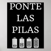 Nte Las Las Spanish Saying Motivational  Poster (Vorne)