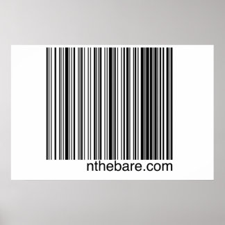 nthebare.com Barcode Poster