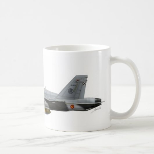 NTM08 EF-18A Spanien Luftwaffe Kaffeetasse (Rechts)